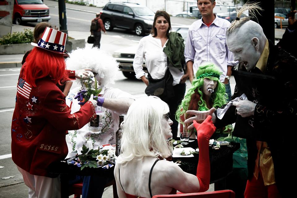 The Museum of Poison Seattle Choreography Helen Thorsen Dancers: Mary Cutrera, Joie Meissner, Bryce Evans, Helen Thorsen, Compass Noce