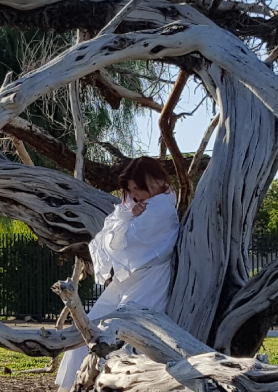 Old woman old&nbsp;trees